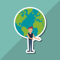 Social media graphic design, vector illustration