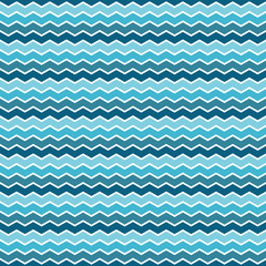 Trendy simple seamless zig zag pattern, vector illustration. Creative, luxury gradient color zigzag aqua. Print label, banner. Summer, winter, spring, fall, autumn background.