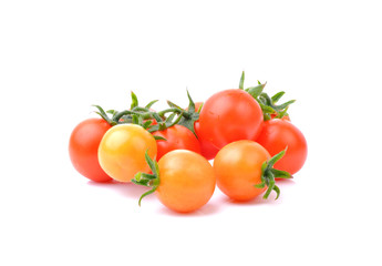 Fresh tomato on white background