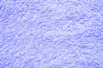 Closeup surface blue wrinkled napkin fabric textured background