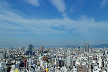 Fototapeta na wymiar 大阪駅前第3ビルからの眺め