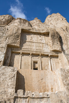 Naqsh-e Rustam, an ancient necropolis in Pars Province, Iran.