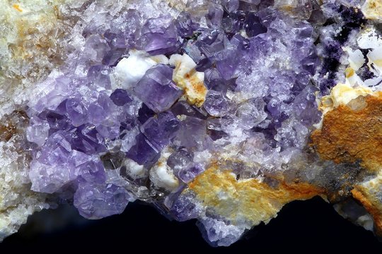 Crystals of fluoroapatite