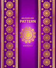 Thai Art Background Thai art pattern vector