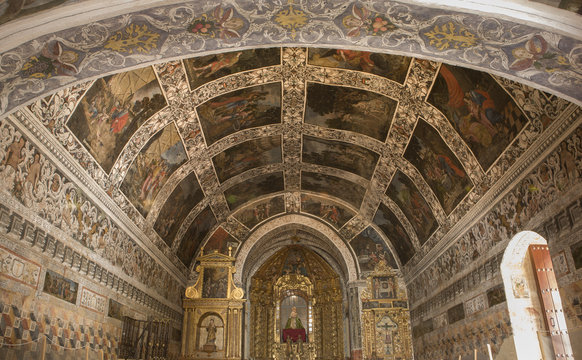 Fresco paintings vault