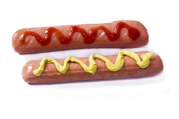 isolated sausage