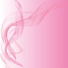 Abstract pink swoosh wave