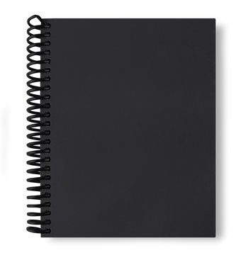 Notebook isolated on white background..