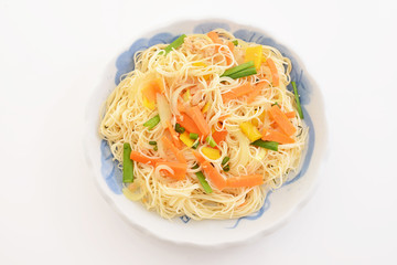 沖縄料理　そうめんチャンプルー