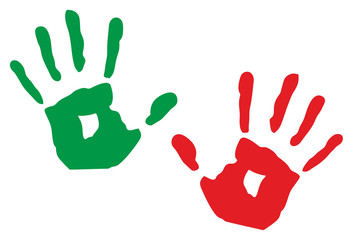 handprints