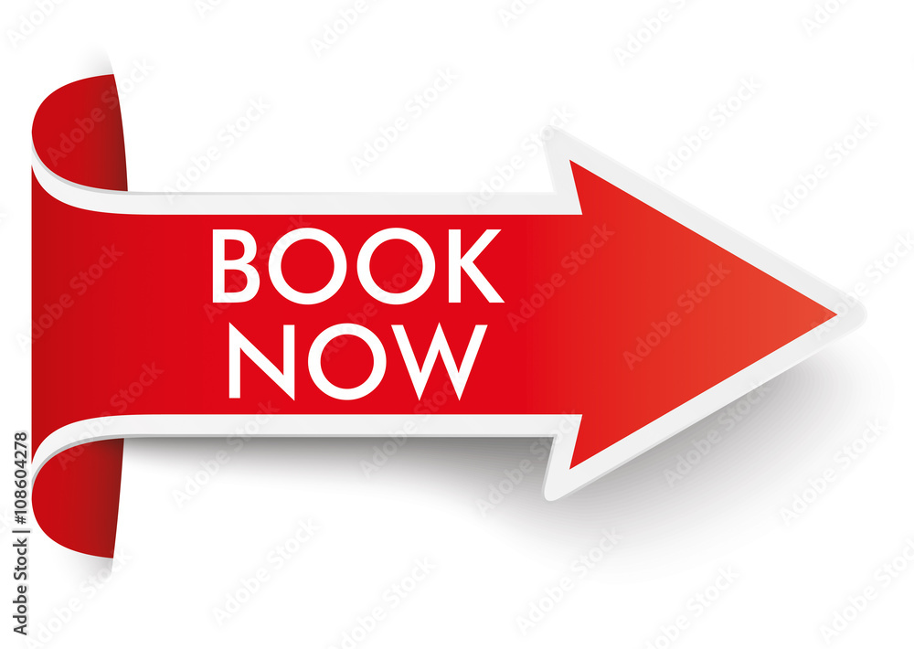 Canvas Prints red convert arrow book now