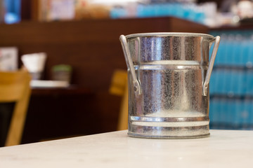 Silver bucket