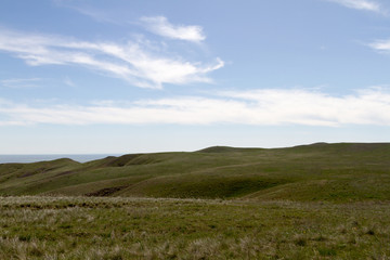among the hills of the steppe