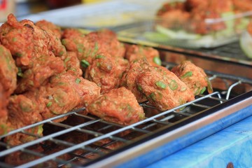 Fried fish patty