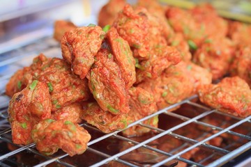 Fried fish patty