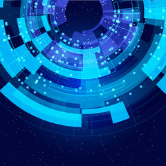 abstract glowing technology background.