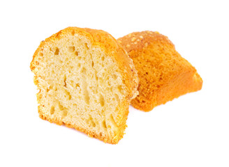 Sweet Cake Isolated on White Background