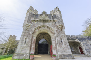Fototapeta na wymiar Historical landmark around Arundel Castle