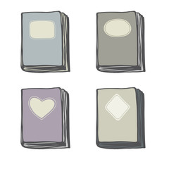Sketch of book. Hand drown illustration.