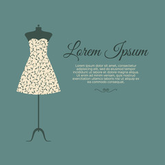 Vector fashion background.