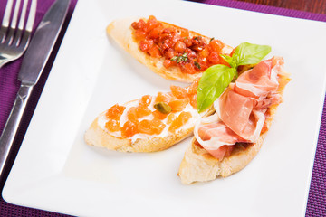 some fresh bruscchetta