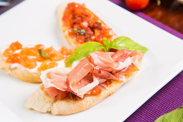 some fresh bruscchetta
