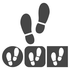 Sport shoe icon - vector icons set