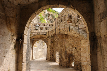 Kotor old town ramparts