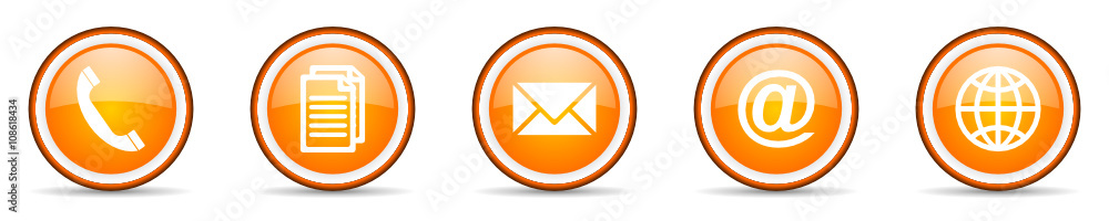 Poster internet vector icons set