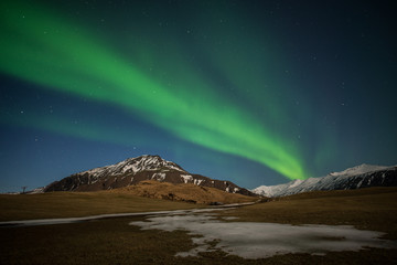 Naklejka na ściany i meble aurora in Iceland