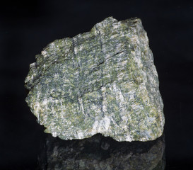 Mineral stone asbestos.   The six types of asbestos are chrysotile, crocidolite, amosite,...