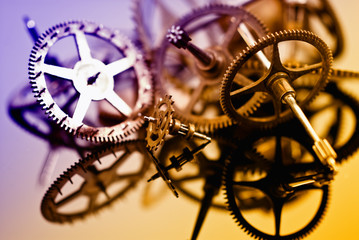 Close up of cogs