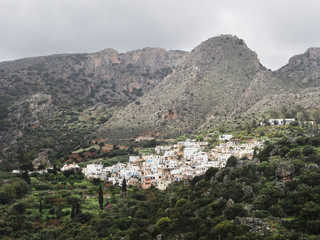 Fototapeta na wymiar Das Dorf Stavrohori in Ostkreta