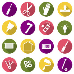Repair icon set