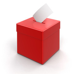 Ballot Box. Image with clipping path - 108625631