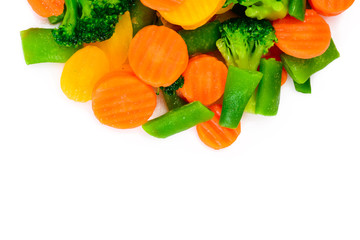 Steamed Vegetables Potatoes, Carrots, Cauliflower and Broccoli.