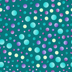 seamless pattern of circles