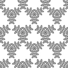 seamless geometric ornament carved