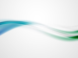 Vector blurred wave abstract template