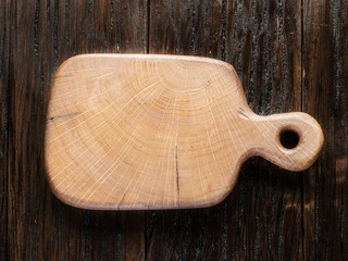 Empty chopping wooden board.