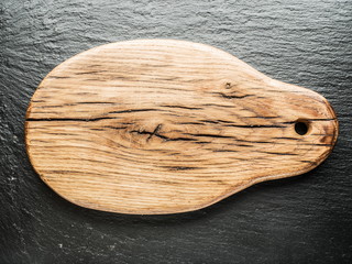 Empty chopping wooden board.