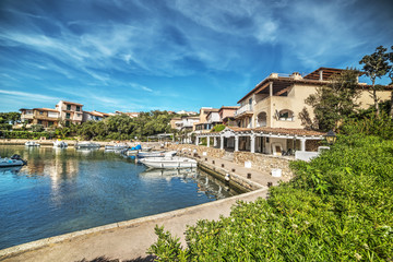 Porto Rotondo harbor in