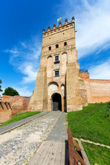 Fototapeta na wymiar entry in Lutsk castle