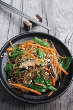 Jap chae noodle koraen
