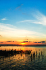 Fototapeta na wymiar Lake of Songkhla Thailand