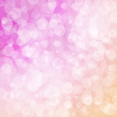 Abstract colorful bokeh light background