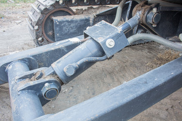 The Hydraulic cylinders use on excavators, or tractor.