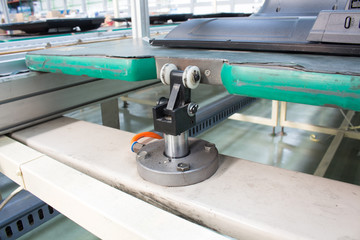 Pneumatic cylinders use on production line in industry