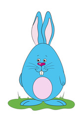 Vector illustration Easter bunny