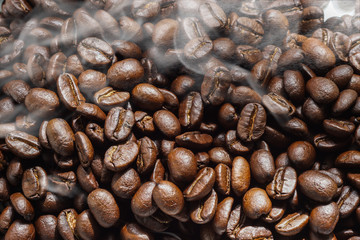 Roasted coffee beans
